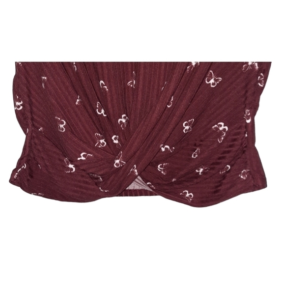 2 Hip by Wrapper Girls Butterfly Blouse Size 12 - Picture 3 of 8